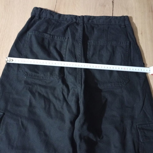 Bershka Denim Women's Pants Black Size L Like New