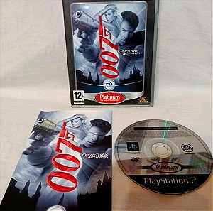 JAMES BOND 007 EVERYTHING IS NOTHING PLAYSTATION 2 PLATINUM EDITION GAME