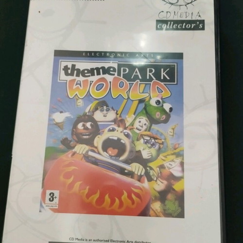 Theme Park World video game like new for PC