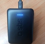SBS Power Bank 5000 mAh like new, portable with USB and Micro USB ports
