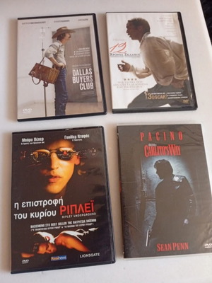 4 DVD action and adventure movies with subtitles