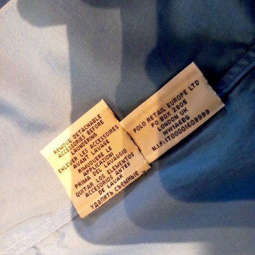 Polo Ralph Lauren men's shirt size L like new, blue cotton poplin