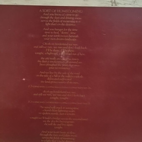 U2 The Unforgettable Fire vinyl used