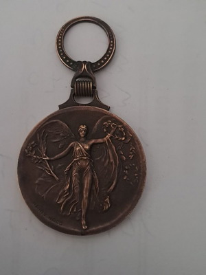Interallied Victory Medal 1914-18 rare type, like new
