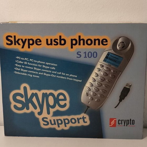 USB phone Crypto S100 like new for Skype and VoIP calls