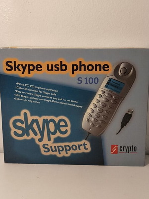 USB phone Crypto S100 like new for Skype and VoIP calls