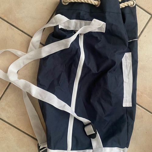 Nebulus bag like new, hand-held, white and blue