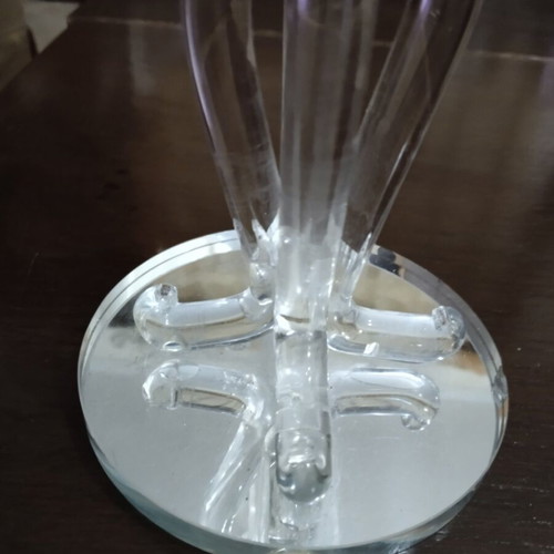 Glass decoration with mirror like new