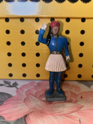 Athena Evzone Officer Figurine used, saluting pose