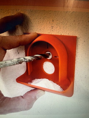 Drilling Guide and Dust Collector Pro new 3D printed Pla