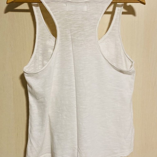 Abercrombie & Fitch sleeveless blouse like new, organic cotton, white