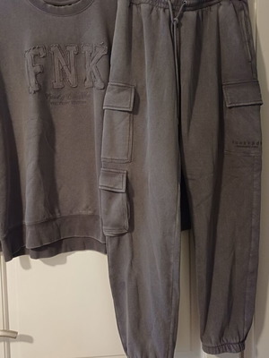 Funky Buddha tracksuit set used, grey, size L