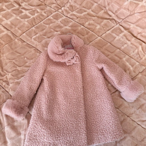 Mayoral pink coat like new, unworn for 5 years old