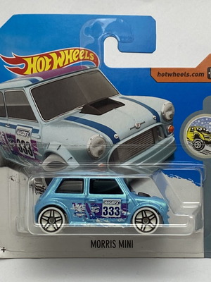 Morris Mini Cooper Hot Wheels HW Snow Stormers σφραγισμένο, γαλάζιο