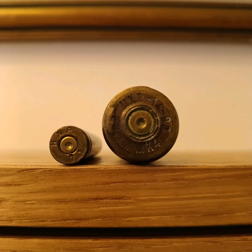 Brass casings used, set of 2 pieces