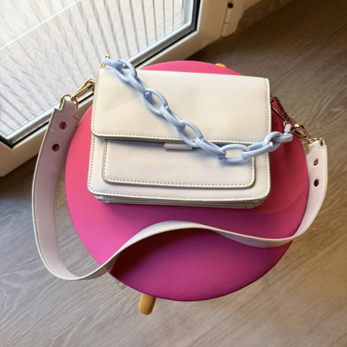 Bag like new, blue and turquoise