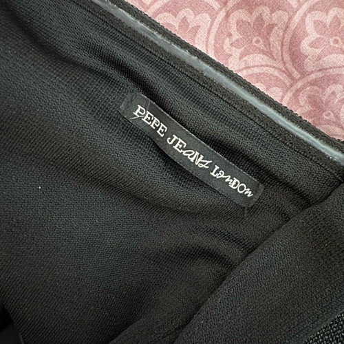 Mini dress Pepe Jeans strapless black like new, size medium