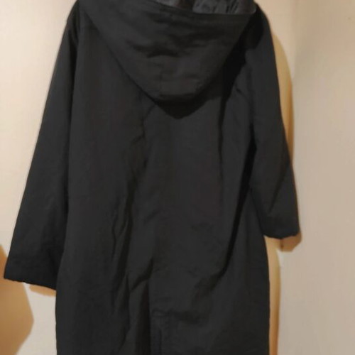 Wanfusi Fashion women's long black coat XL used