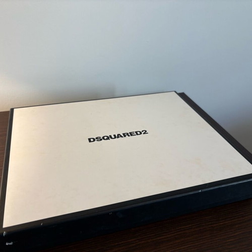 Dsquared2 silver clutch bag like new