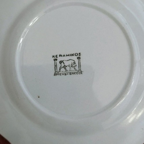 Vintage decorative plates like new, set of 5, romantic style