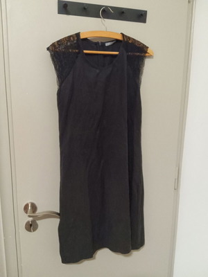 Mini black dress Regalinas like new, elegant shift with lace details