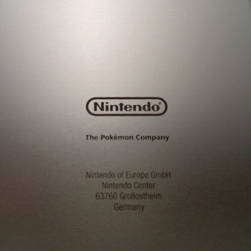 Nintendo DS Pokemon Black White Version 2 double game case metallic inox like new