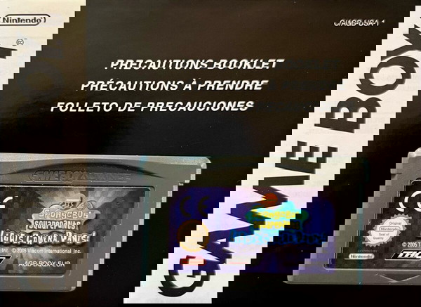 GAMEBOY ADVANCE ΜΠΟΜΠ ΣΦΟΥΓΓΑΡΑΚΗΣ “LIGHTS,CAMERA,PANTS”