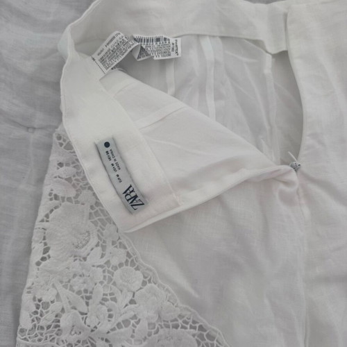 Zara lace shorts new, white, size M
