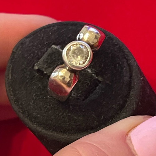 Silver gold ring 925 585 used, size 57