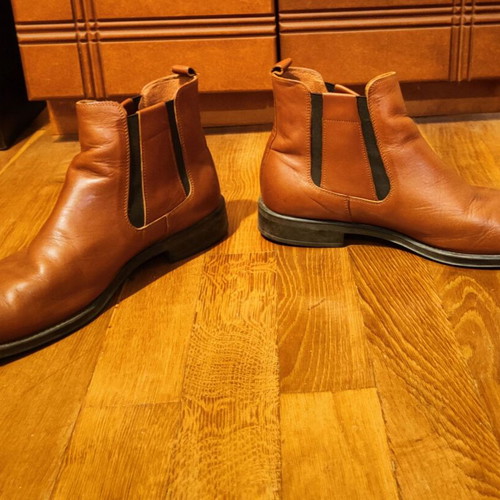 Damiani boots used, tan, size 43