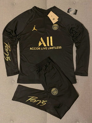 Nike PSG tracksuit 21/22 black/gold new
