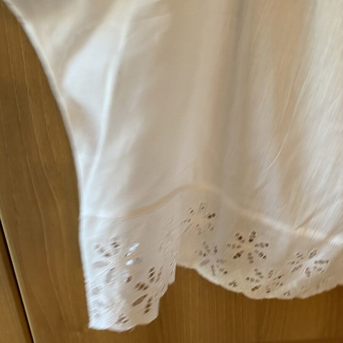 Zara wide shirt with lace, new, cotton, size M
