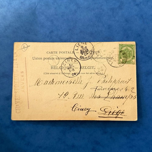 Καρτ ποστάλ vintage μεταχειρισμένη, Βέλγιο