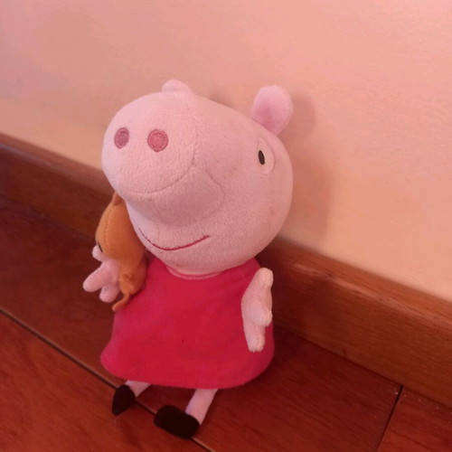 Peppa Pig plush used, 20 cm height