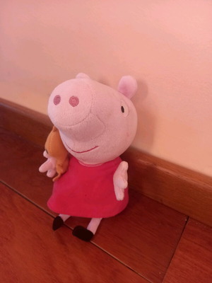 Peppa Pig plush used, 20 cm height