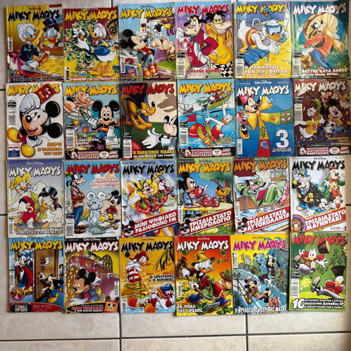 Disney magazine collection used, 227 issues including Mickey Mouse and Donald