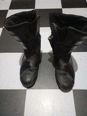 Diadora motorcycle boots size 43 used with inner lining black