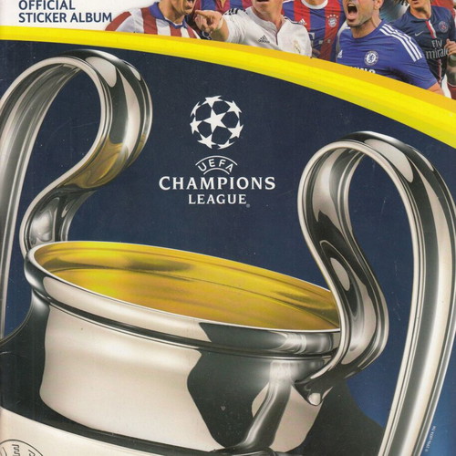 Sticker album UEFA Champions League 2014-2015 Panini used