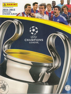 Sticker album UEFA Champions League 2014-2015 Panini used