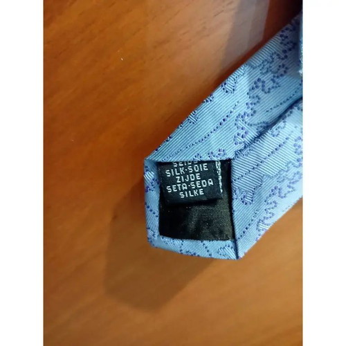 Azzaro Silk Tie Light Blue New