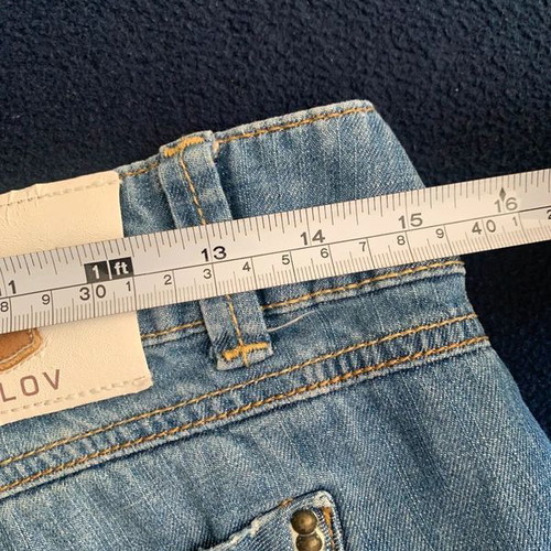 Distressed shorts size S used, blue