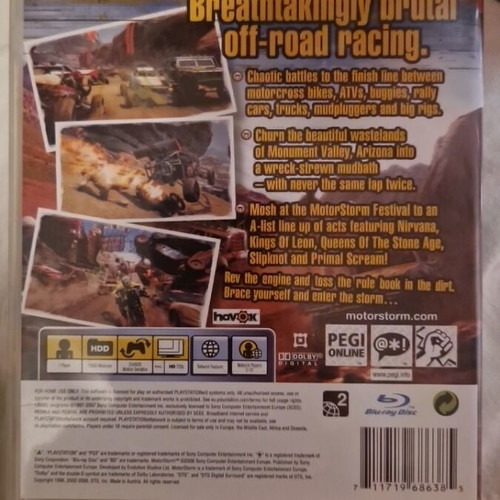 Motor Storm PlayStation 3 used