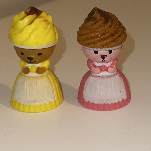 Mini Cupcake Bear Toys used, set of two
