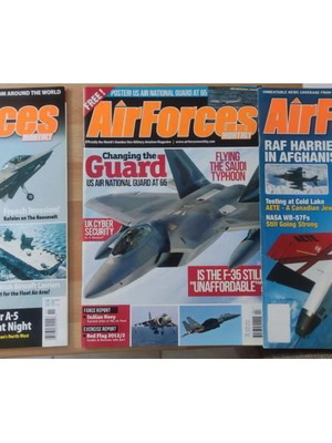 Περιοδικό Air Forces Monthly σαν καινούργιο, πακέτο 6 τεύχη