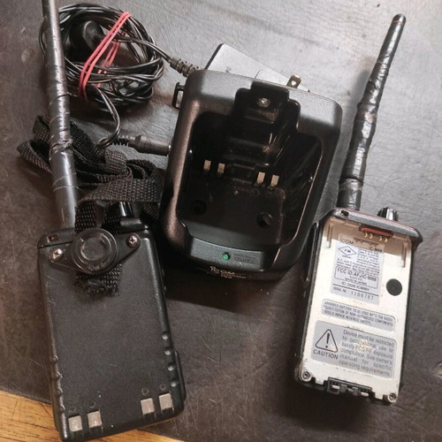 Icom IC M88 VHF Marine Transceiver Radio used with charger