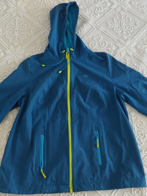 Waterproof jacket Ulla Popken size 50/52 like new, blue