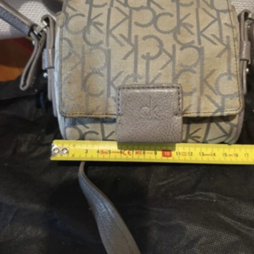 Calvin Klein small crossbody bag used, gray
