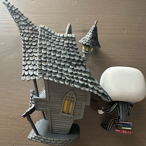 Funko Pop Nightmare Before Christmas Jack Skellington & House set like new