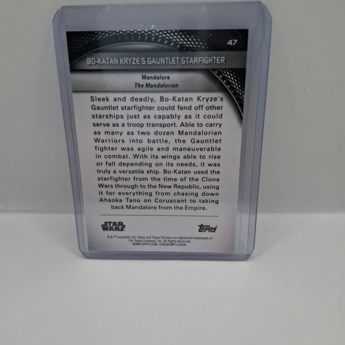 Star Wars Hyperspace 2025 Bo-Katan Kryze's Gauntlet Starfighter Blue card like new