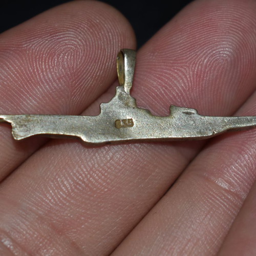 Silver U-Boat German patriotic used